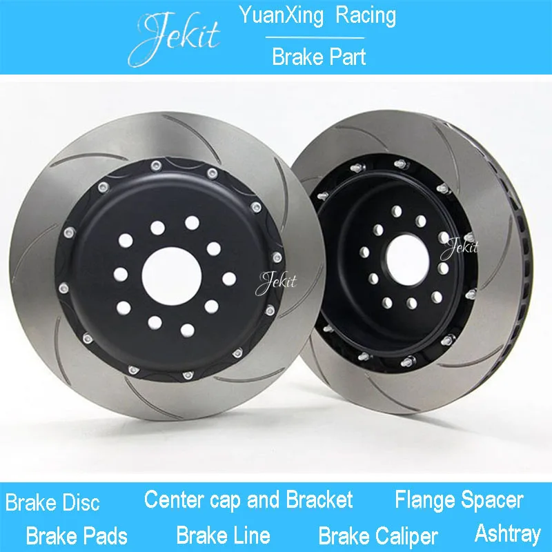 

Jekit car brake disc 330*28mm with alloy center bell for AP9200 red brake caliper for BMW e36 320i year 1994 front wheel 17''