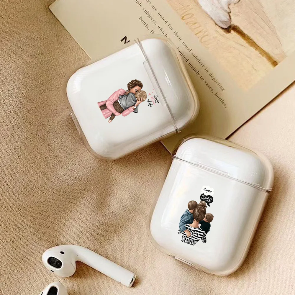 Чехол для Apple airpods 1/2 чехол милый мамы маленьких девочек беспроводной Bluetooth