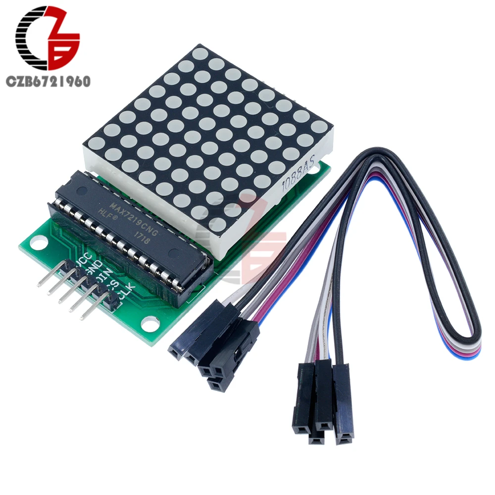 

MAX7219 Dot LED Matrix Module MCU Control LED Display Module for Arduino