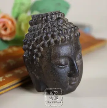 

Exquisitely carved Shakya Muni Buddha's head wood crafts