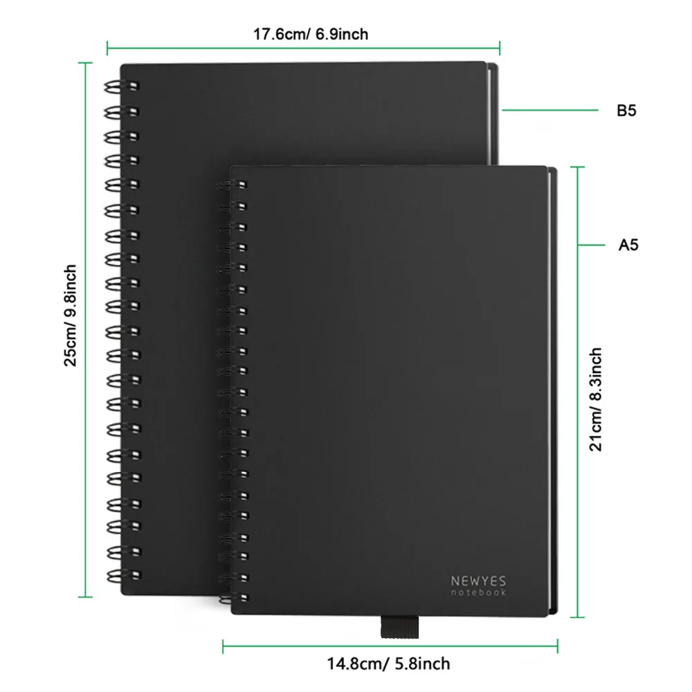  YES Dropshipping Smart Reusable Erasable Notebook Paper Microwave Wave Cloud Erase Notepad Note Pad - 32921430350