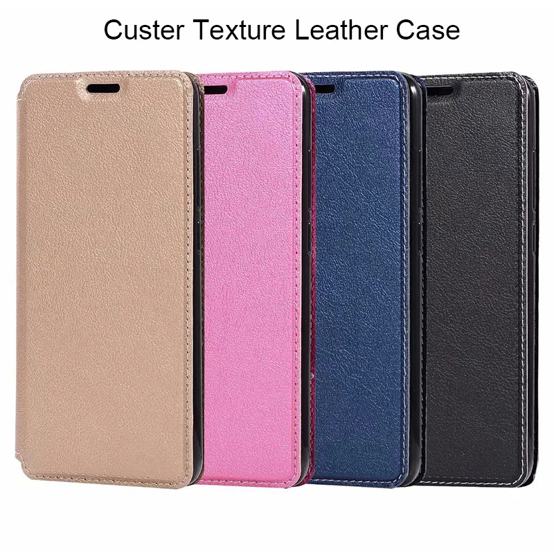 

Custer Texture Flip Cover Leather Case for Huawei P10 P20 Lite P Smart Y5 Y6 Y9 Prime 2018 Case for Honor 7X 7C 10 9 Lite 7A Pro
