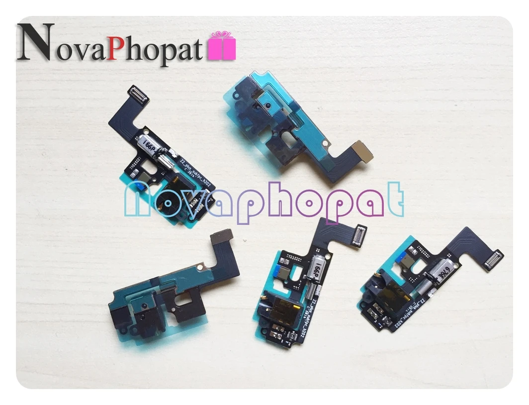 Novaphopat Earphone Audio Jack Sensor Flex Cable For Lenovo ZUK Z2 Plus Z2 Headphone Jack Microphone Vibrator Ribbon 5pcs lot
