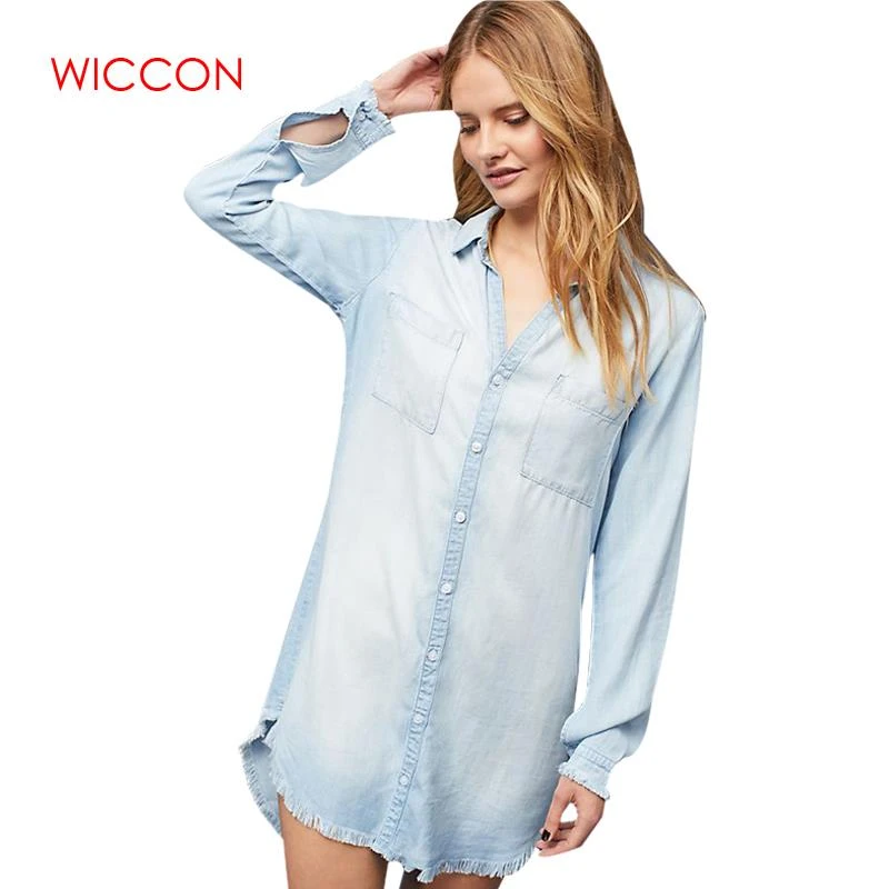 ladies denim tops online