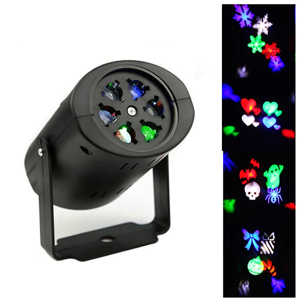 

3W 4 Patterns RGB LED Stage Effect Light Laser Projector for Xmas Christmas Party Disco DJ Bar Club KTV Lamp LED Logo light