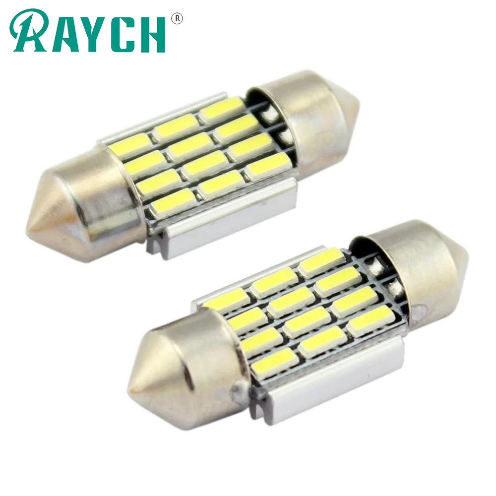 

10 LED C5W Festoon 12SMD 31mm 36mm 39mm 41mm Canbus Can Bus Error Free 4014 for BMW E34 E38 AUDI A4 A6 VW SEAT Dome Map LED Fe