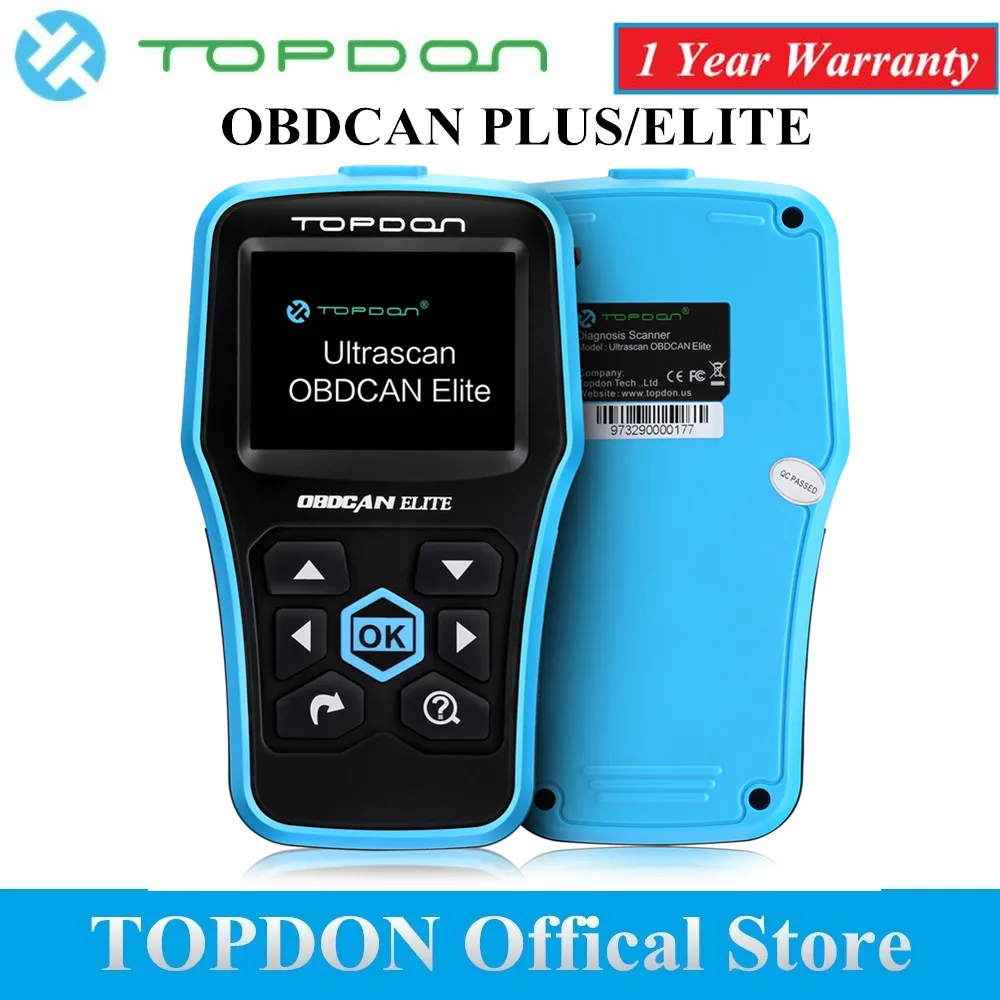 

TOPDON Ultrascan OBDCAN ELITE EOBD OBD2 Full Function ABS SRS Code Readers Car DiagnosticTool Automotive OBD 2OBDII Scaner