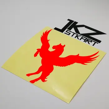 

JKZ STKART Vinyl Die Cut Car Sticker Decals Beautiful Pegasus Horse 13x 12 cm for Motor Bike Laptop Helmet Decorated Stickers