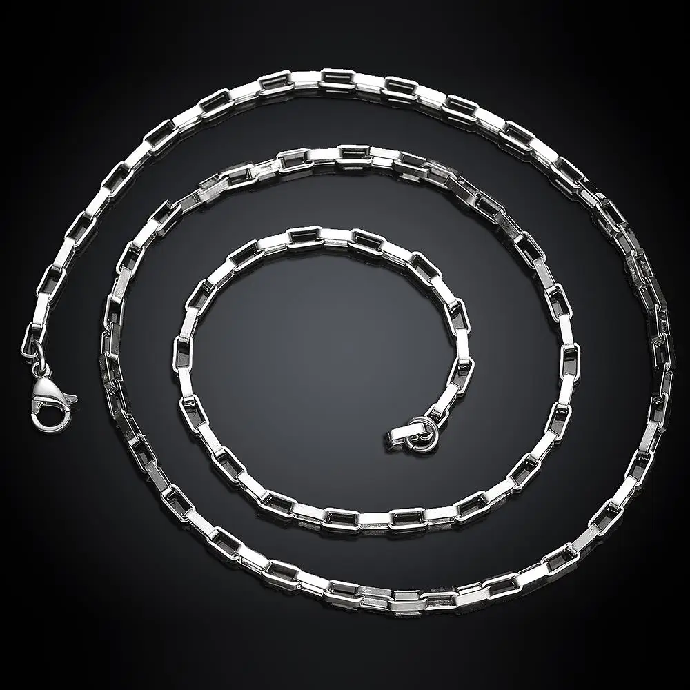 GOMAYA 2 5MM Lattice Long Chain Retro 316 Stainless Steel Rolo Chain gomaya-2-5mm-lattice-long-chain-retro-316-stainless-steel-rolo-chain