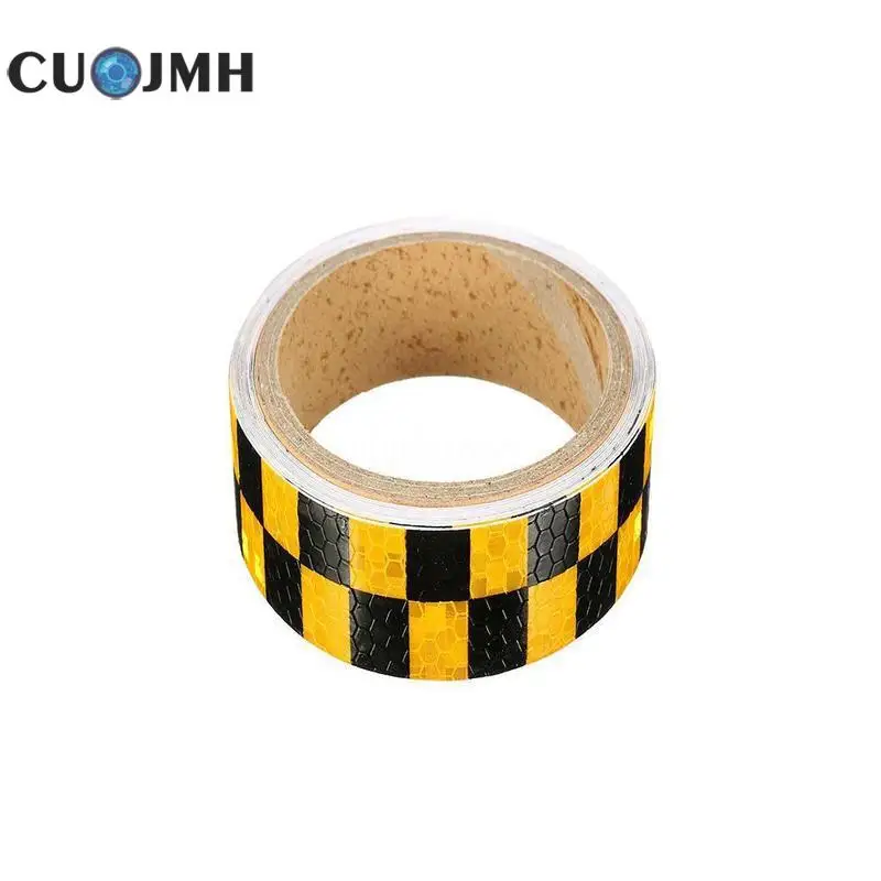 

1 Pcs 5*25cm Safety Reflective Tape Traffic Safety Warning Reflective Tape 6 Colors Waterproof Durability Safety Reflective Tape