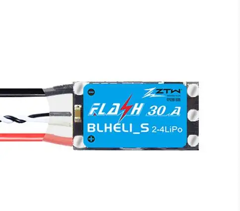 

ZTW Flash 30A/20A ESC 2-4S BLHELI-S OPTO Brushless Speed Controller for QAV250 Racer 250 ZMR250 F330 F450 FPV Racing Quadcopter