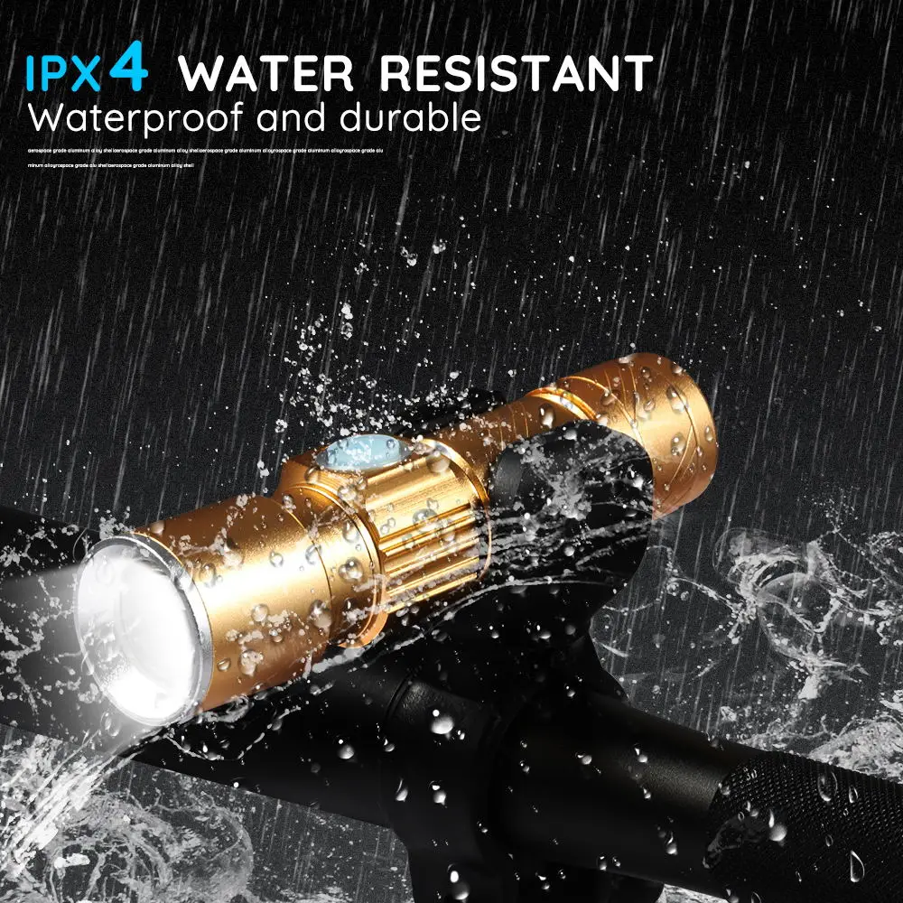 Perfect 3800 Lumen Built-in Battery USB Rechargeable Bike Light 3modes Bicycle Front LED Flashlight Lamp Zoom Cycling Lights for Fishing 2 Perfect 3800 Lumen Built-in Battery USB Rechargeable Bike Light 3modes Bicycle Front LED Flashlight Lamp Zoom Cycling Lights for Fishing 2