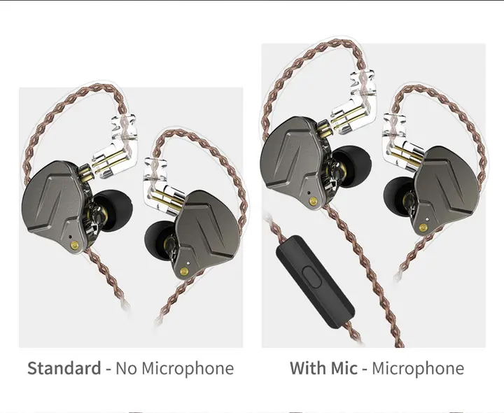 KZ ZSN Pro 1BA+ 1DD гибридные технологии наушники HIFI бас металлические наушники спортивные шумоподавление Гарнитура ZS10 AS06 AS10 X6 A10 AS16