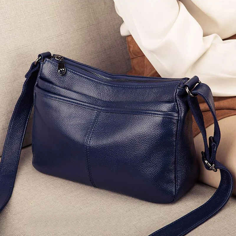 

Genuine Leather Crossbody Bags for women Luxury Handbag Fashion Ladies Shopping Totes Shoulder Bag Female Purse Messenger Bags