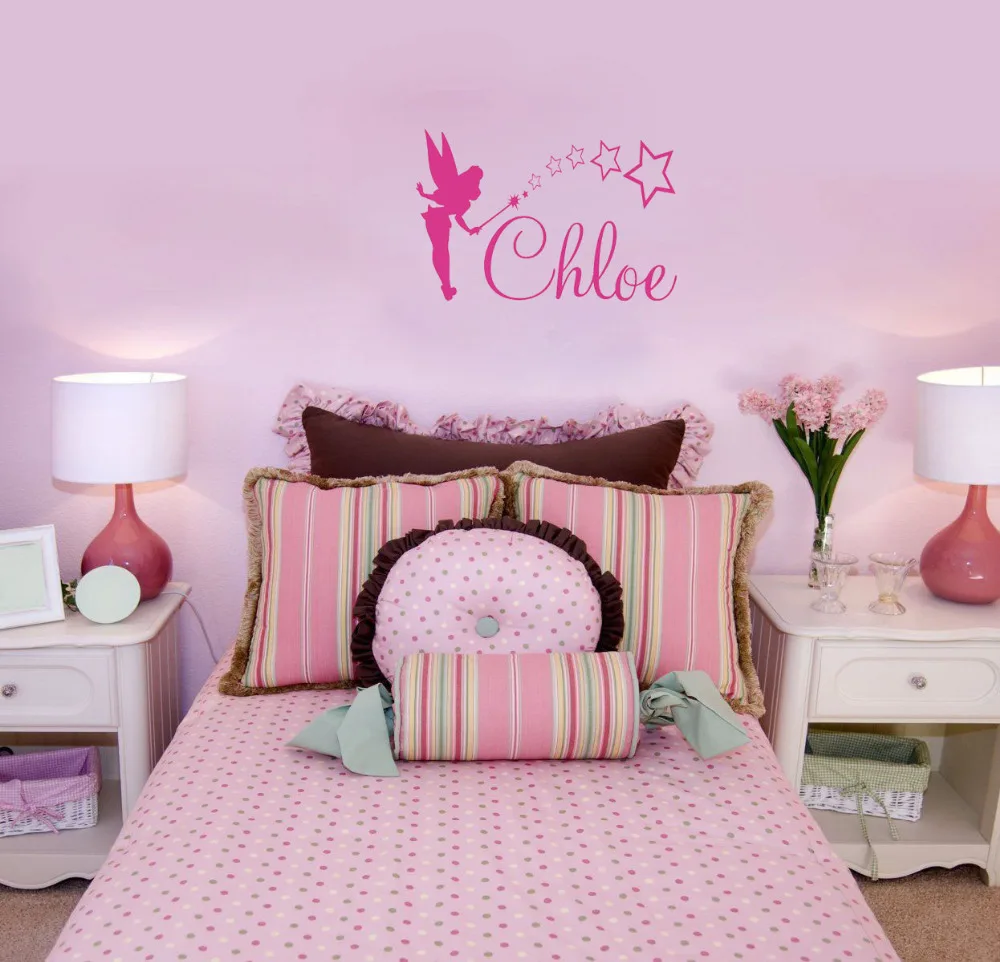 Tinkerbell muursticker koop goedkope tinkerbell muursticker loten ...