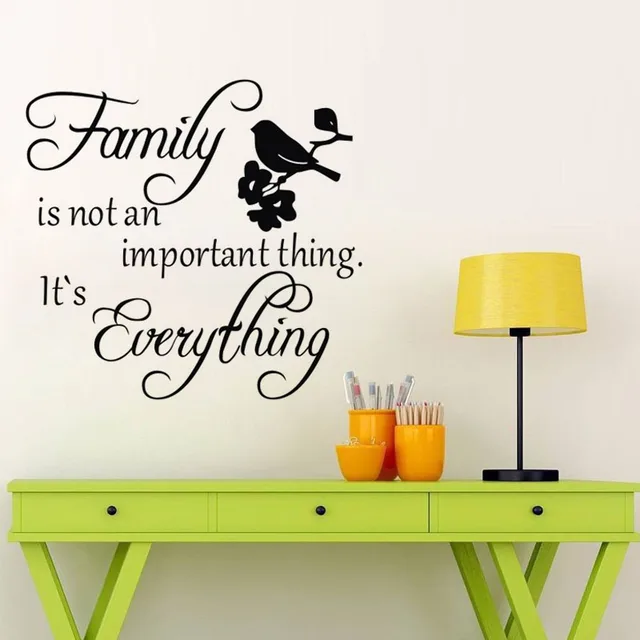 family is not an important thing it's everything wall decals vinyl