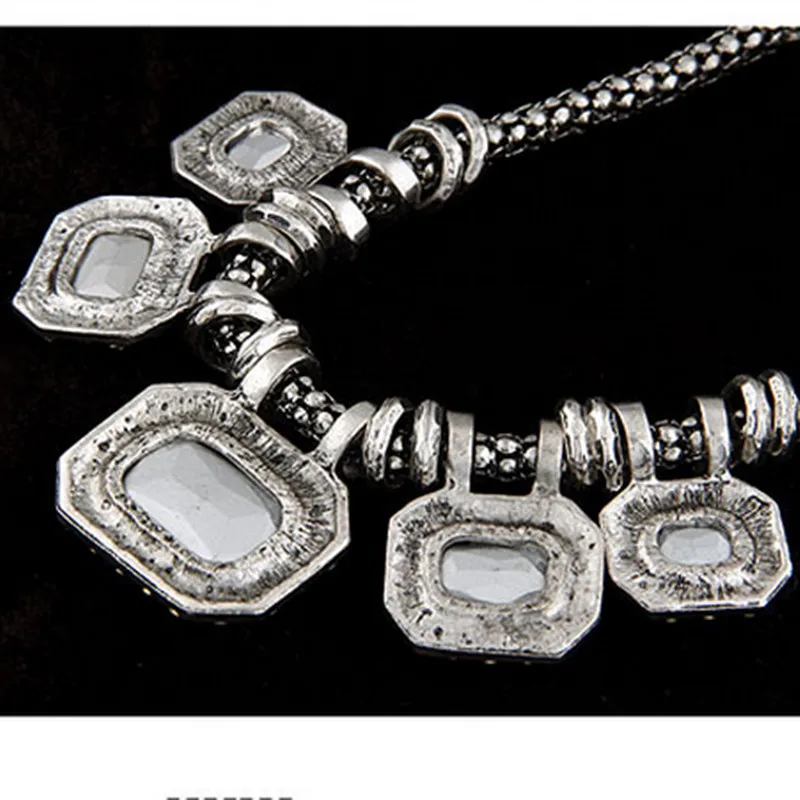 Модное стеклянное ожерелье s& Кулоны, стразы, колье, ожерелье для женщин, цепочка, ожерелье, Женские Ювелирные изделия, аксессуары