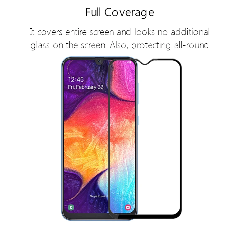2/1 шт. Защитное стекло для Samsung Galaxy A10 A20 A30 A50 A70 A7 A8 A9 Plus 2018|Защитные стёкла и плёнки| |