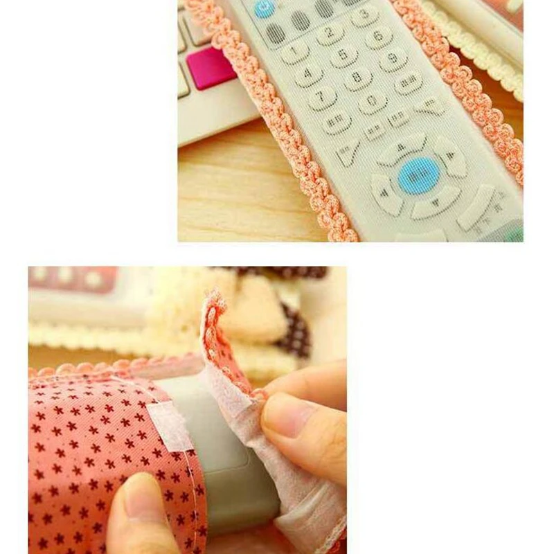 Remote controller cover Transparent TV Remote Cover Case Bow-knot Decor Air Conditioning Dust-proof Protection Supplies