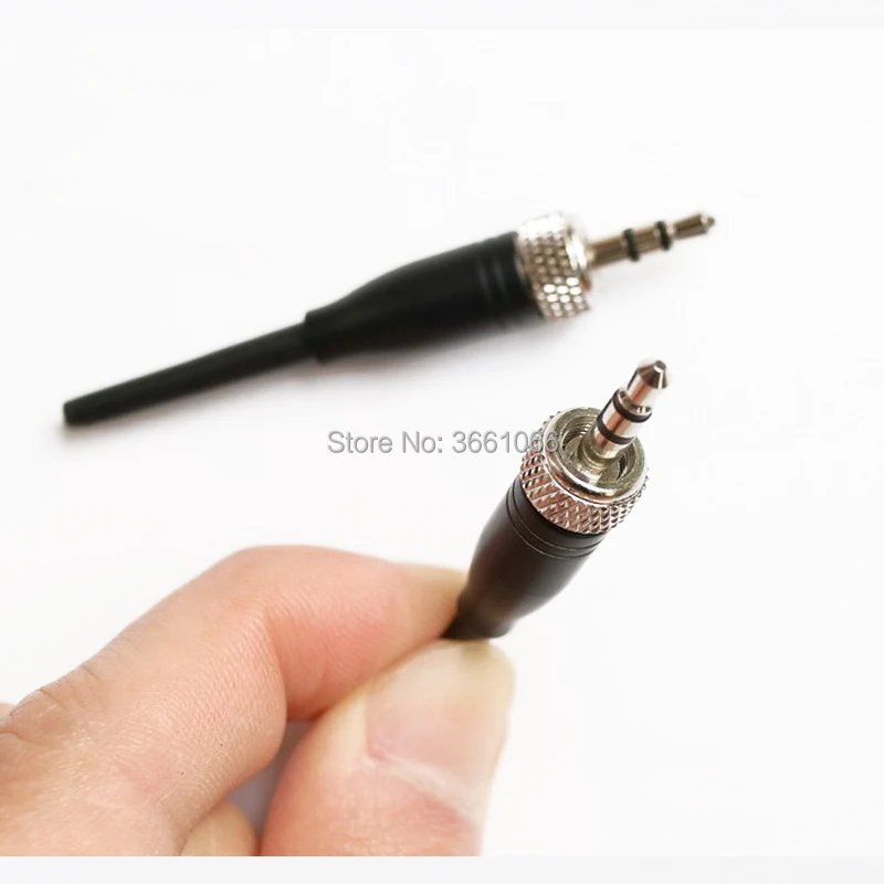 

Pro 3.5mm 1/8 Screw Lock Stereo Plug for Sennheiser Sony Headset Tie Clip Lavalier Mics Mike DIY Connector Audio Adapter