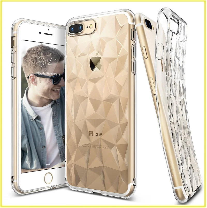 bilder für Für iphone 7 plus fällen ursprünglichen ringke air prisma 3d zeitgemäßes design schlank flexible tpu drop schutz coque für iphone 7 bilder für Für iphone 7 plus fällen ursprünglichen ringke air prisma 3d zeitgemäßes design schlank flexible tpu drop schutz coque für iphone 7