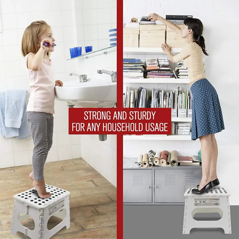 Продажа 9 13 дюймов Высота складной стул шаг супер сильный шаговый табуреты Премиум Heavy Duty складной стул для детей и взрослых сад Ванная комната