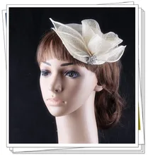 17 colors fashion sinamay material fascinator headwear wedding headpiece show font b hat b font suit
