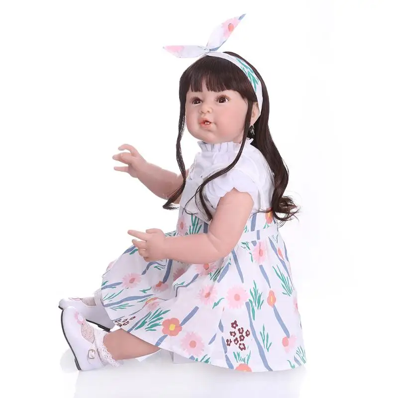 80cm 31inch Reborn Baby Doll Baby Reborn Silicone inteiro Baby Life Boneca Reborn Toddler Toys for Children Brinquedos Juguetes