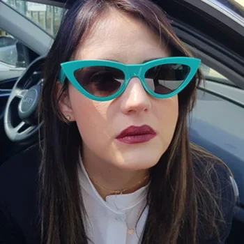 

2019 XIESIQING New Fashion Cute Sexy Ladies Cat Eye Sunglasses Women Vintage Brand Cat Eye Small Sun Glasses Female UV400