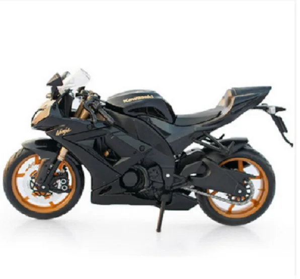 MAISTO 1:12 Kawasaki Ninja ZX 10R черный мотоцикл велосипед литья под давлением модель игрушки в коробке