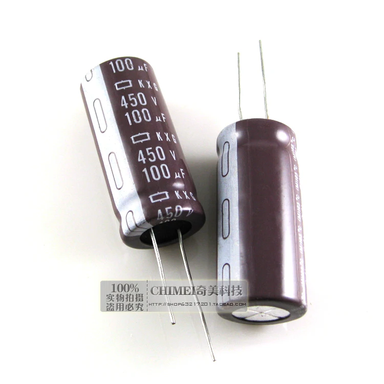 Электролитический конденсатор с алюминиевой крышкой, 450V 100 мкФ конденсатор с алюминиевой крышкой