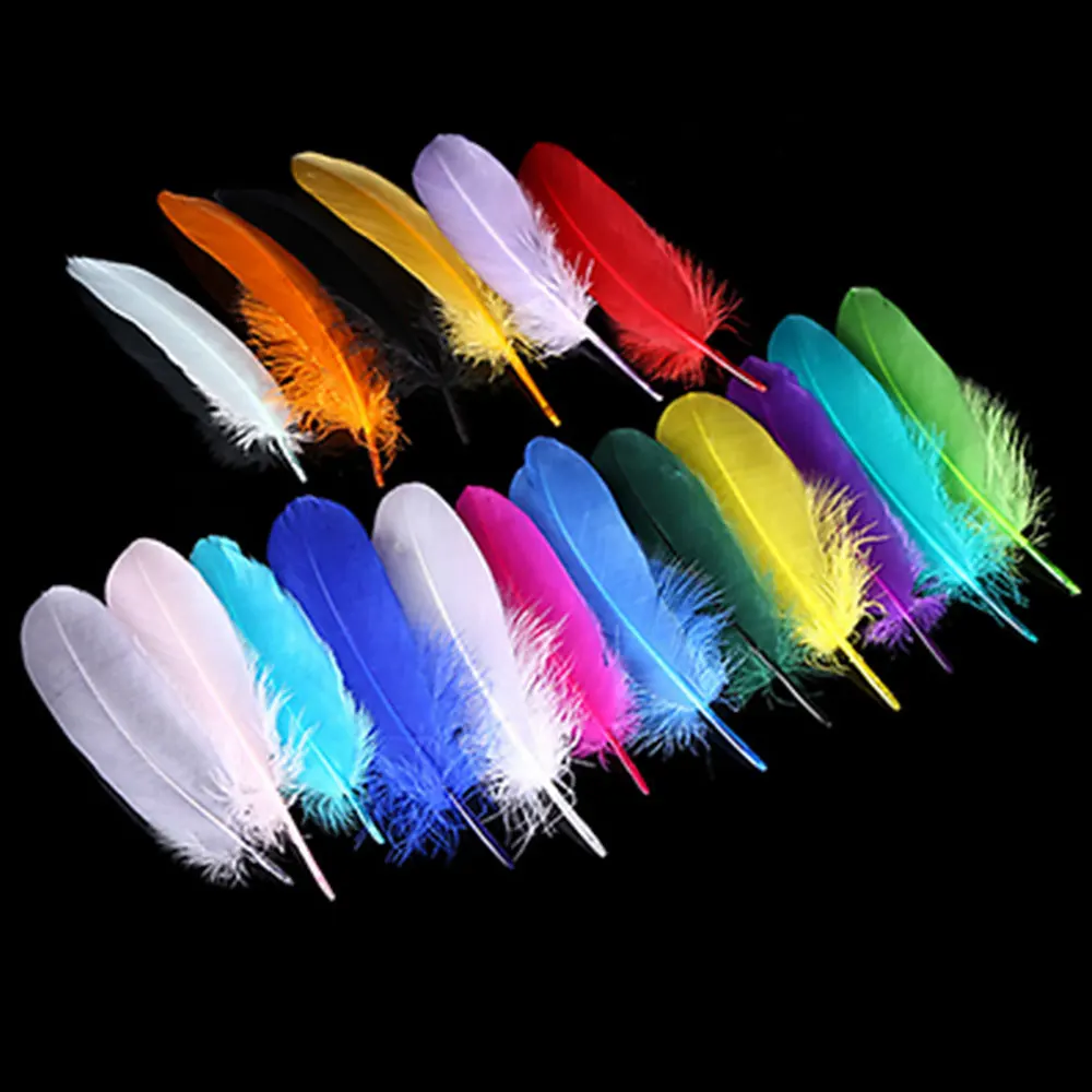

50Pcs Goose Feathers New Animal Hair Wedding 2017 Gift