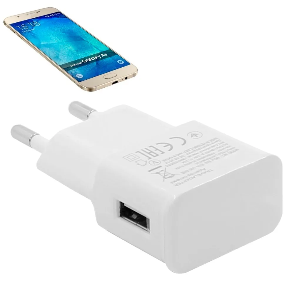 

100% High Quality New 5V 2A Fast Charging Universal Single USB Charger 7100 Travel Charger Adapter Portable EU Plug For Samsung