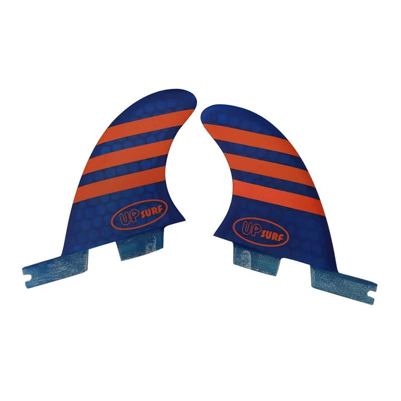 

FCSII GL Surfboard Blue/Red color Honeycomb Fins Twin fin set FCS 2 Fin Hot Sell FCS II Fin Quilhas