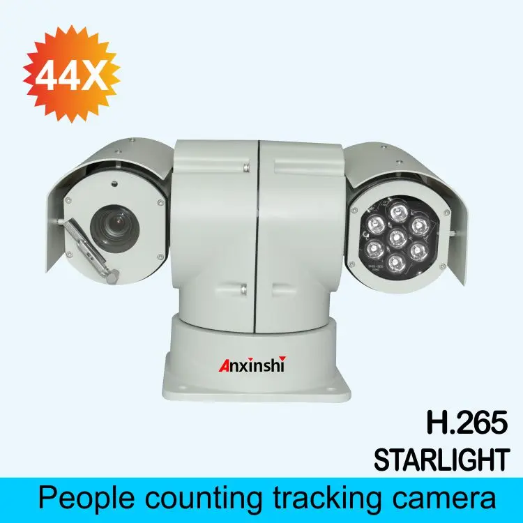 Super WDR Vehicle pan/tilt 44X zoom starlight IP Camera 1080P 60Fps IMX 290 shockproof IP Camera IP67 RS485 H.265 CCTV IP camera