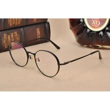 Очки из чистого титана, оправа для мужчин, круглые очки по рецепту, Ретро стиль, близорукость, оптические очки для глаз, женские очки