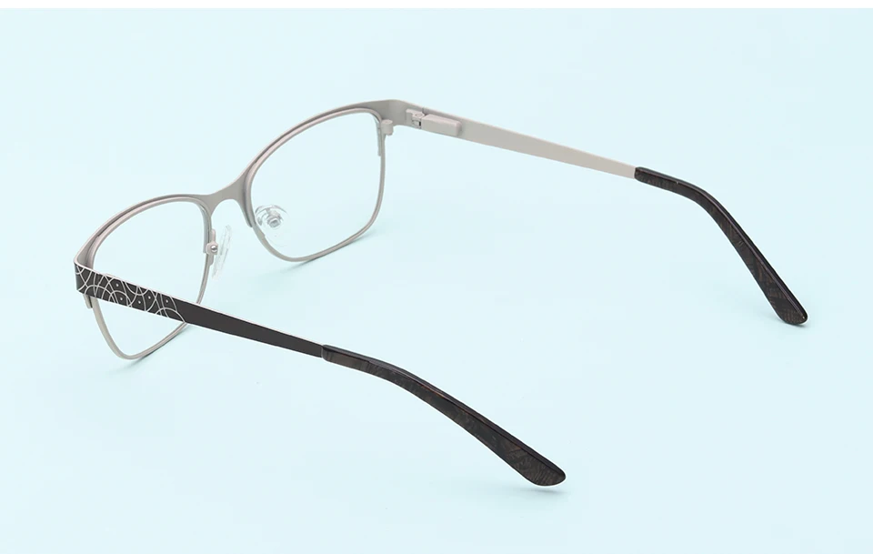Женские очки из сплава с оправой, женские прозрачные модные дизайнерские оправы для очков, женские# ML0066