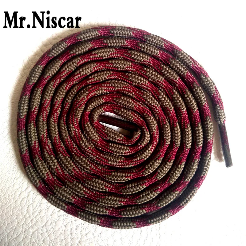 

Mr.Niscar 5 Pair Round Polyester Shoe Laces Climbing Hiking Sneakers Shoelaces 120cm 140cm 160cm Athletic Sports Rope Shoestring
