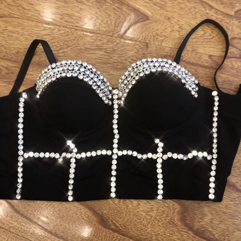 Женский бюстгальтер с бисером и пуш ап эффектом|crop top vest|top vestbralet women |