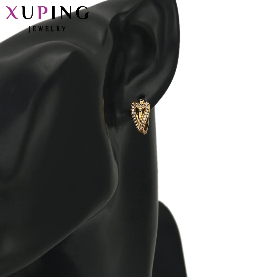 Xuping модные серьги в Корейском стиле Позолоченные высококачественные женские ювелирные изделия рождественские подарки 29378