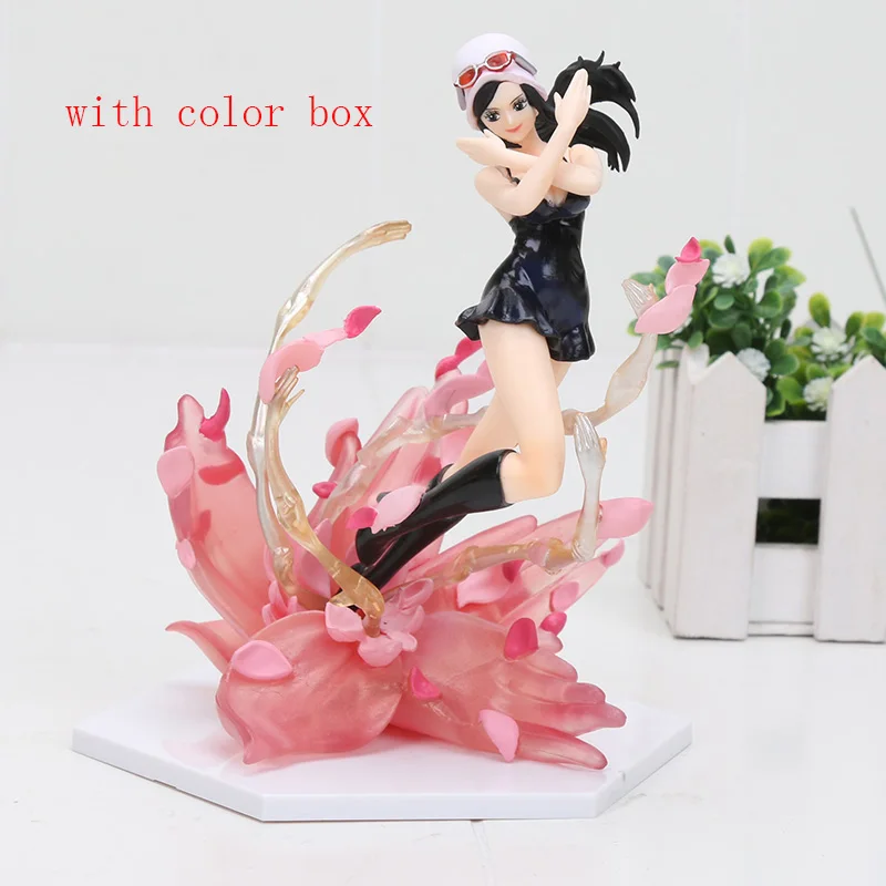 16 см цельная фигурка Nico Flower Ver. Фигурка Nami One piece Аниме Коллекционная модель игрушки - Цвет: 6801 Nico box