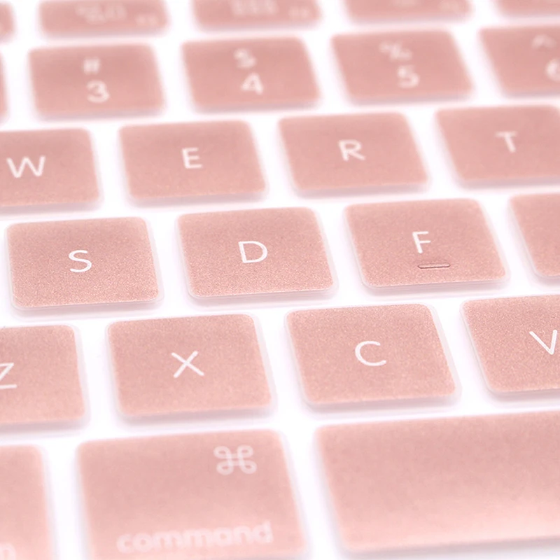 Silicone Keyboard Cover Protector Skin for Apple Macbook Pro MAC 13 15 Air 13 Soft keyboard stickers 9 Colors-2