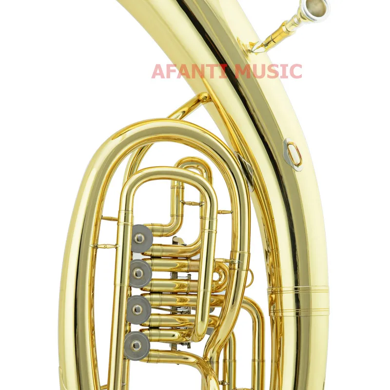 Afanti Music Bb tone / Yellow Brass / Gold Lacquer Baritone (BAR-105)