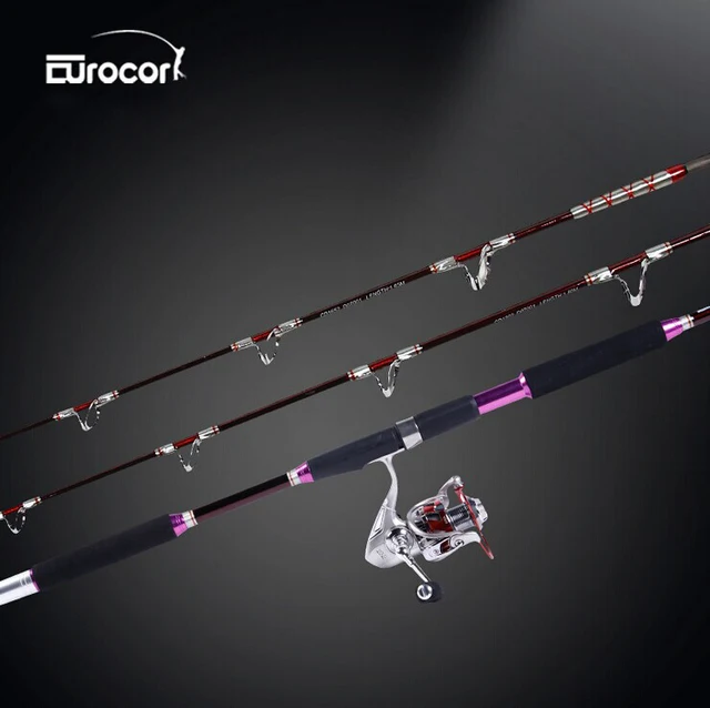 Cheap Heavy boat rod iron boat rod 2.1 m Dual ends Boat Rod Straight Road lure carbon boat fishing rod