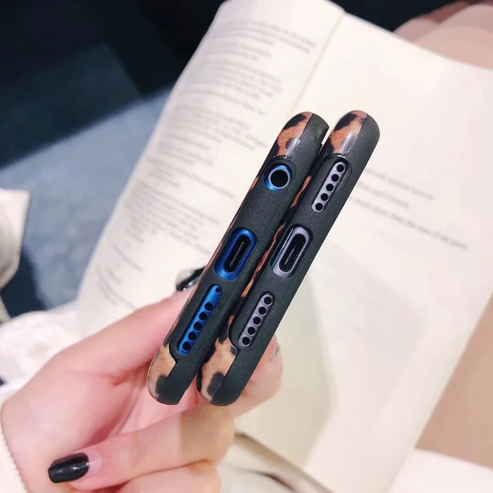 Матовый силиконовый чехол с леопардовым рисунком для Huawei P20 Lite Nova 3 Mate 10 pro мягкие