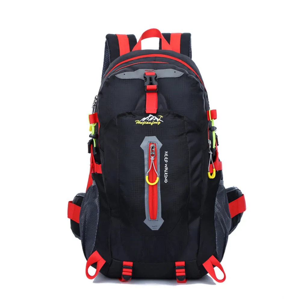 Престижные подарки 40L водонепроницаемый рюкзак рюкзаки для улицы спортивные скалолазание путешествия Туризм Кемпинг Багаж рюкзак сумка - Цвет: Black
