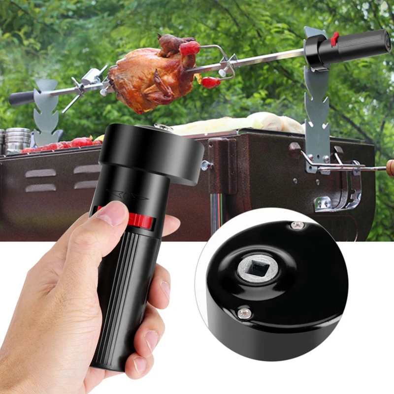 BBQ Barbecue Electric Grill Roast Motor 1.5V Battery Operated Home US 