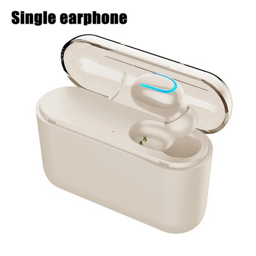 Bluetooth 5,0 наушники TWS беспроводные наушники Blutooth наушники Handsfree спортивные наушники игровая гарнитура телефон Earbu - Цвет: Skin Single ear