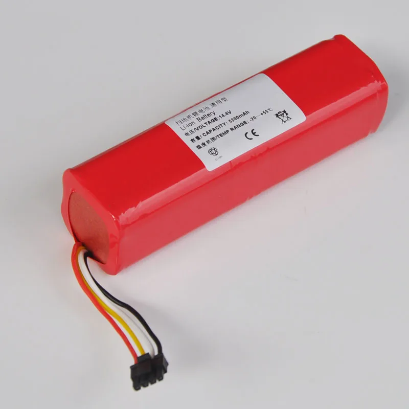 

NEW 14.8V Li-ion Rechargeable Battery Pack 5200mAh 14.4V for Xiaomi Stone Roborock S50 S51 S55 Mijia Gen Vacuum Cleaner Robot