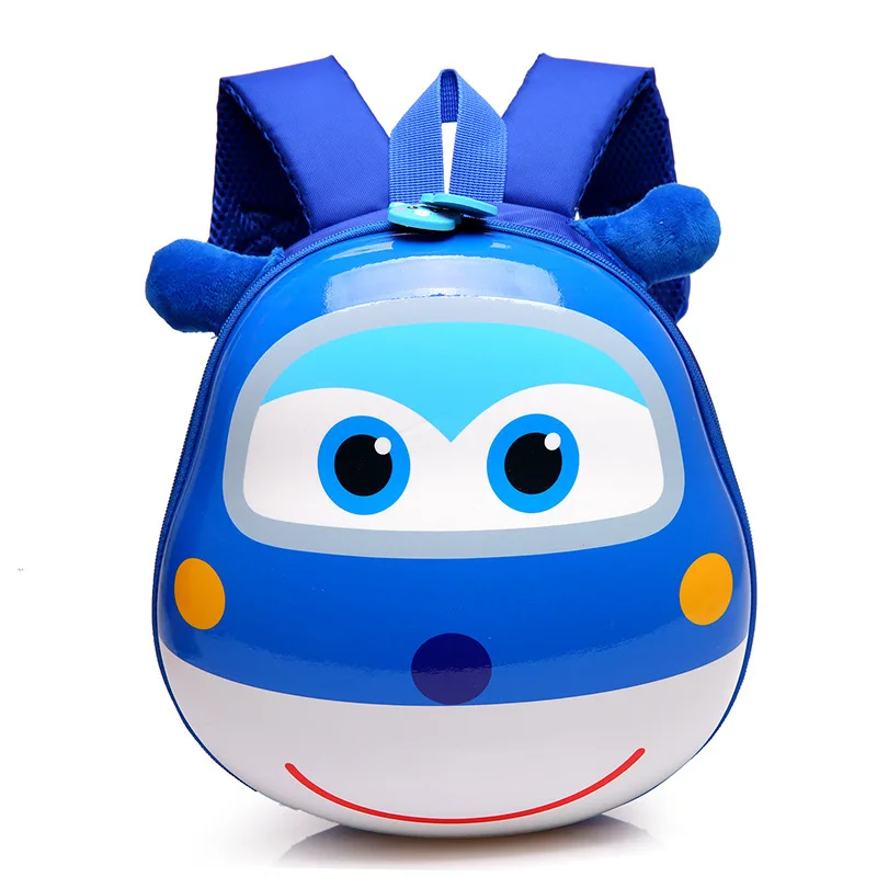  [New] New 3D Kids Cartoon School Bag plush Children Super Wings plush Schoolbag For Boys And Girls  - 32865857938